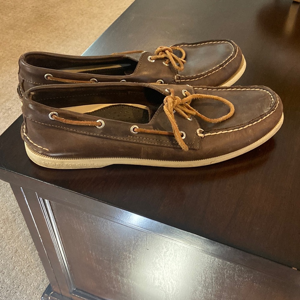 Sperry's Dark Brown Mens Top Siders